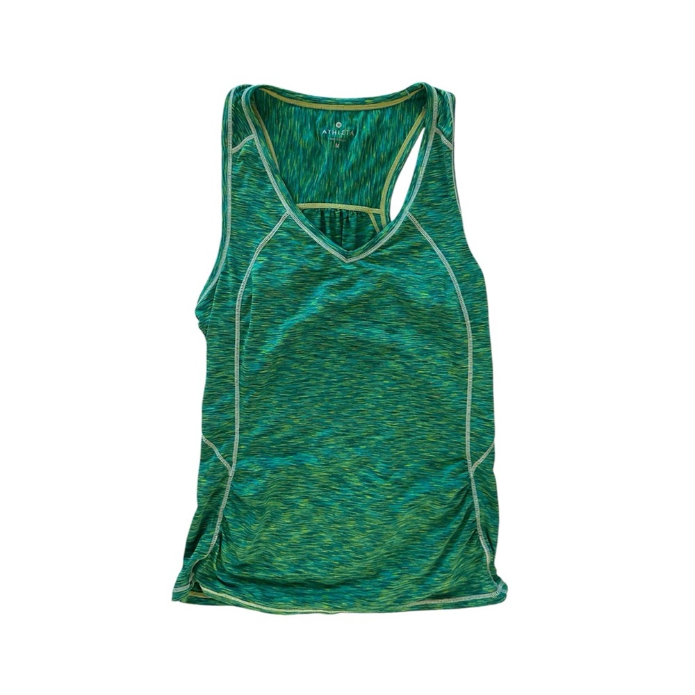 Athleta space dyed v neck running tank top